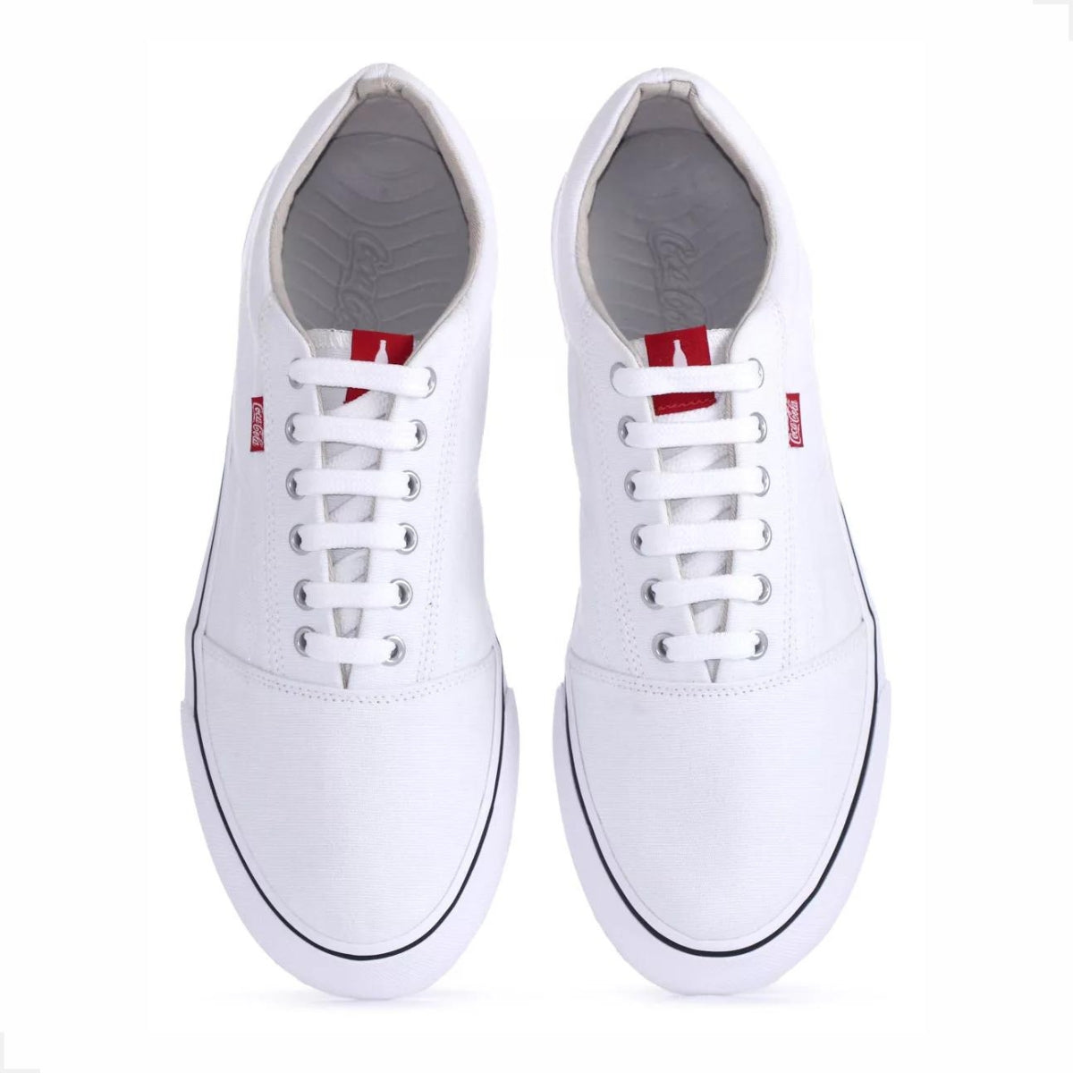 Tenis Casual Coca-cola Surplay Canvas Branco