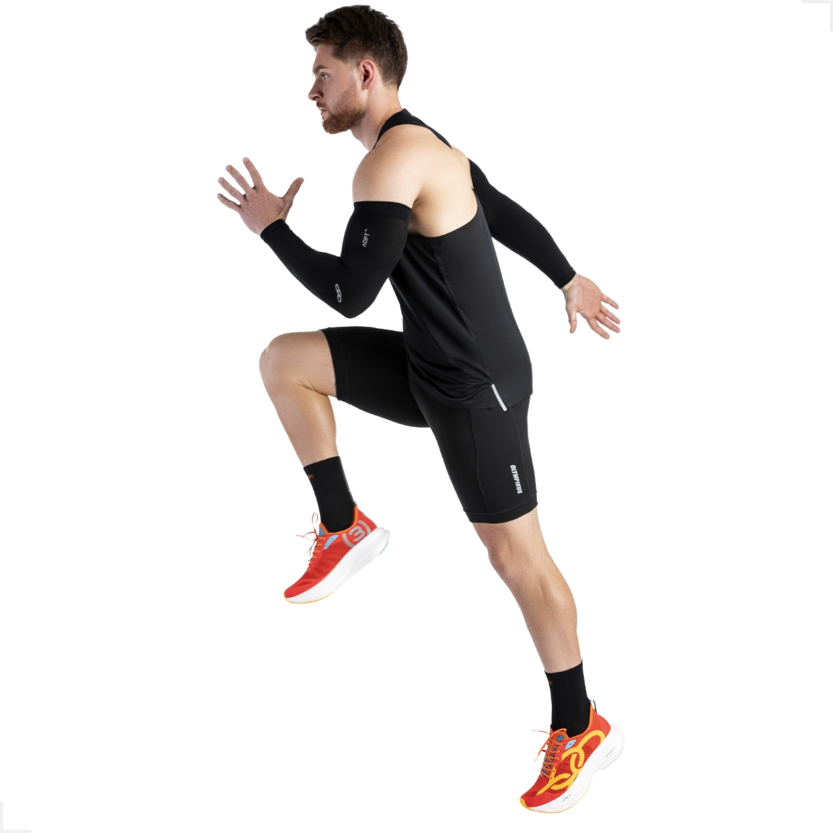 Manguito Olympikus Corre Unissex Preto – Proteção, Conforto e Desempenho