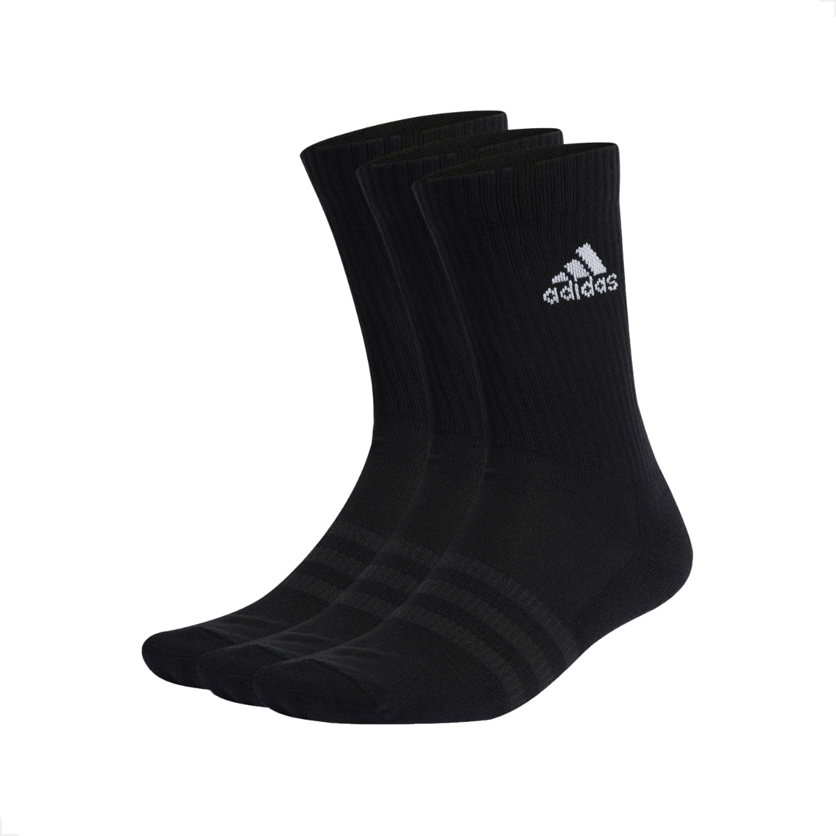 Meia Adidas Training 3 Pack Cano Alto Masculino - YouCan