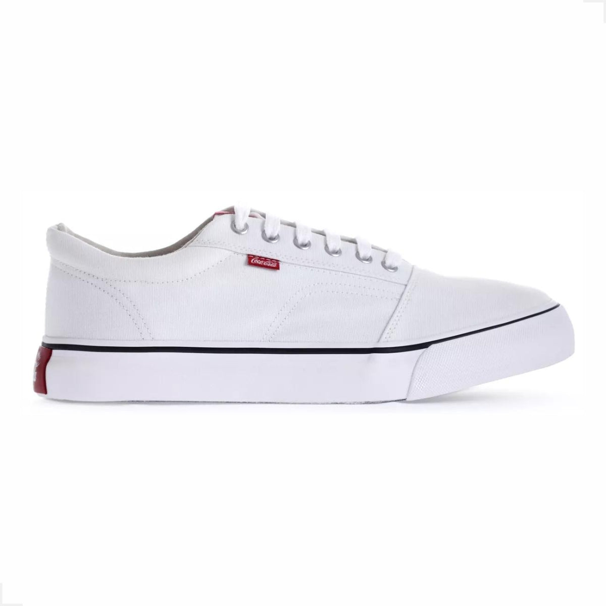 Tenis Casual Coca-cola Surplay Canvas Branco