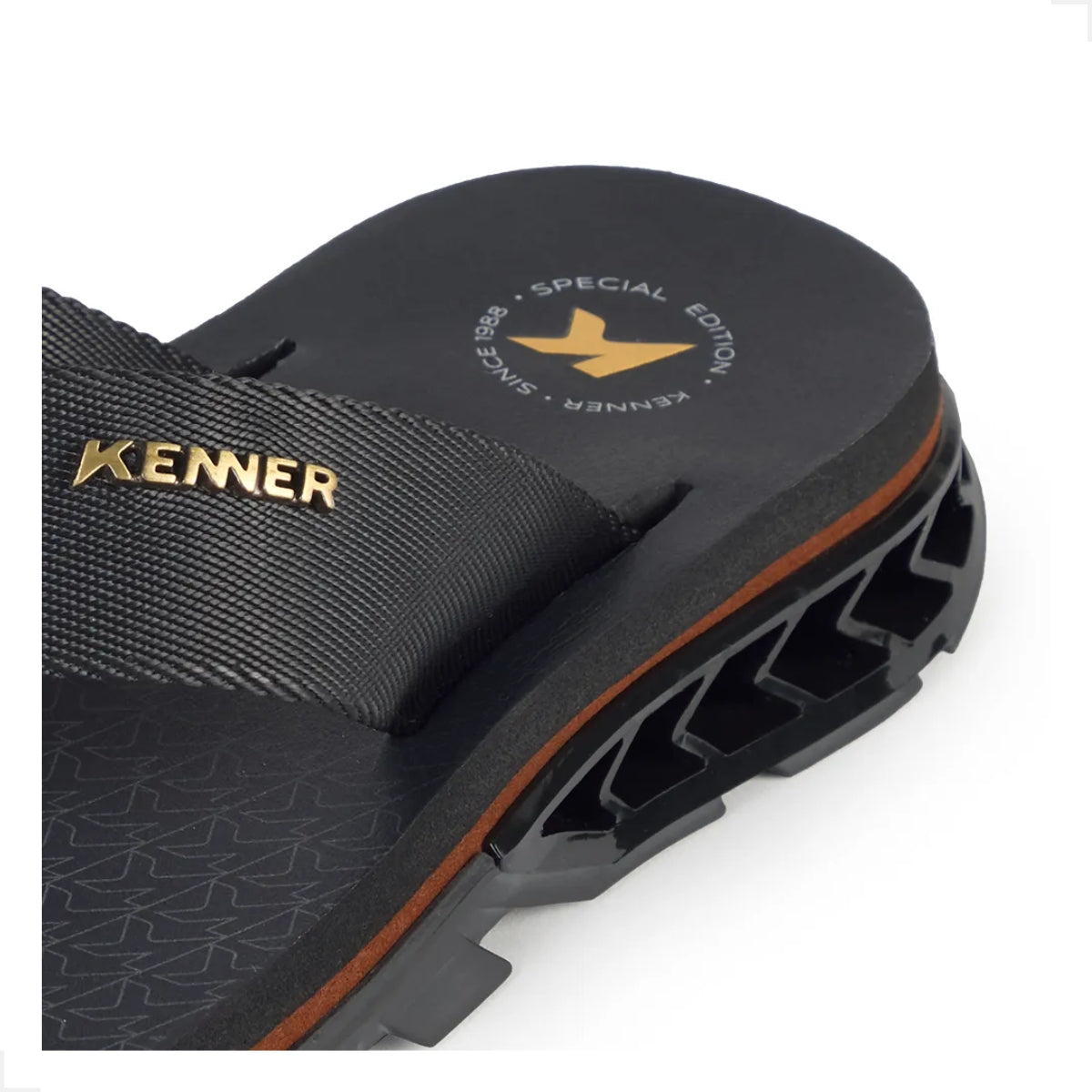 Chinelo Kenner Rakka Edição Especial Masculino Preto Adultos