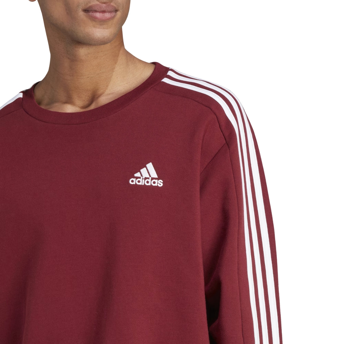 Moletom Adidas 3 Listras Sem Capuz Masculino - YouCan