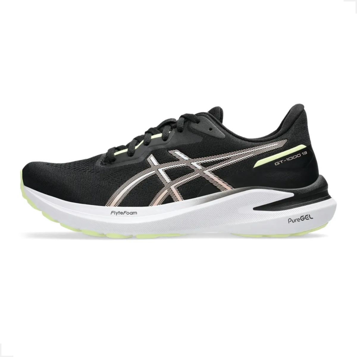 Tênis Asics GT-1000 13 Feminino Preto Adultos