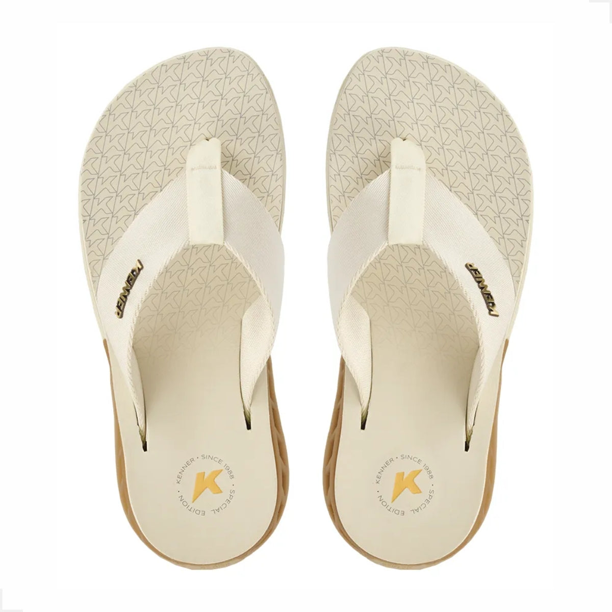 Chinelo Kenner Rakka Edição Especial Masculino Bege Adultos