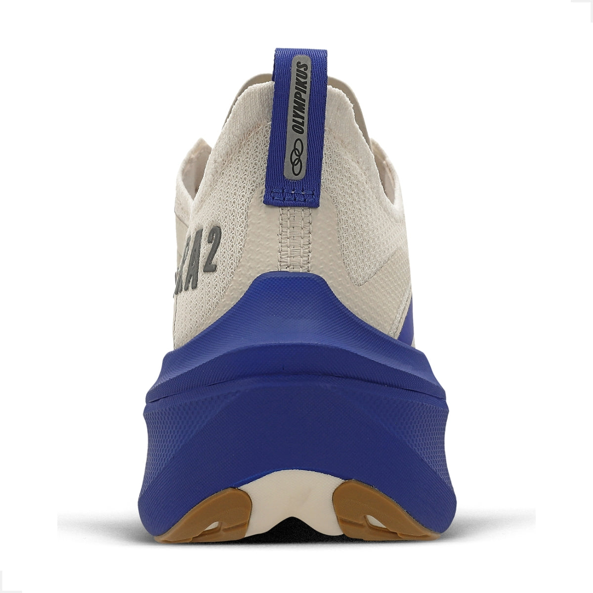 Tênis Olympikus Corre Supra 2 Unissex Bege e Azul – Placa de Carbono e Desempenho Pro