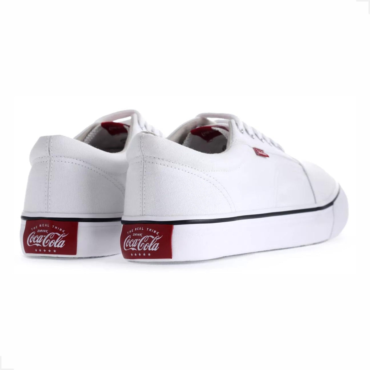 Tenis Casual Coca-cola Surplay Canvas Branco