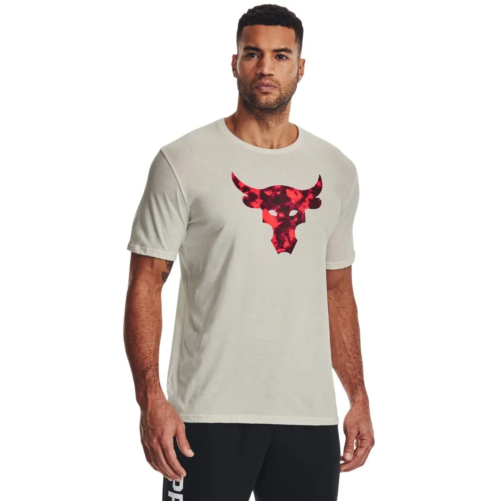 Camiseta Under Armour Project Rock Brahma Bull SS Cinza - YouCan