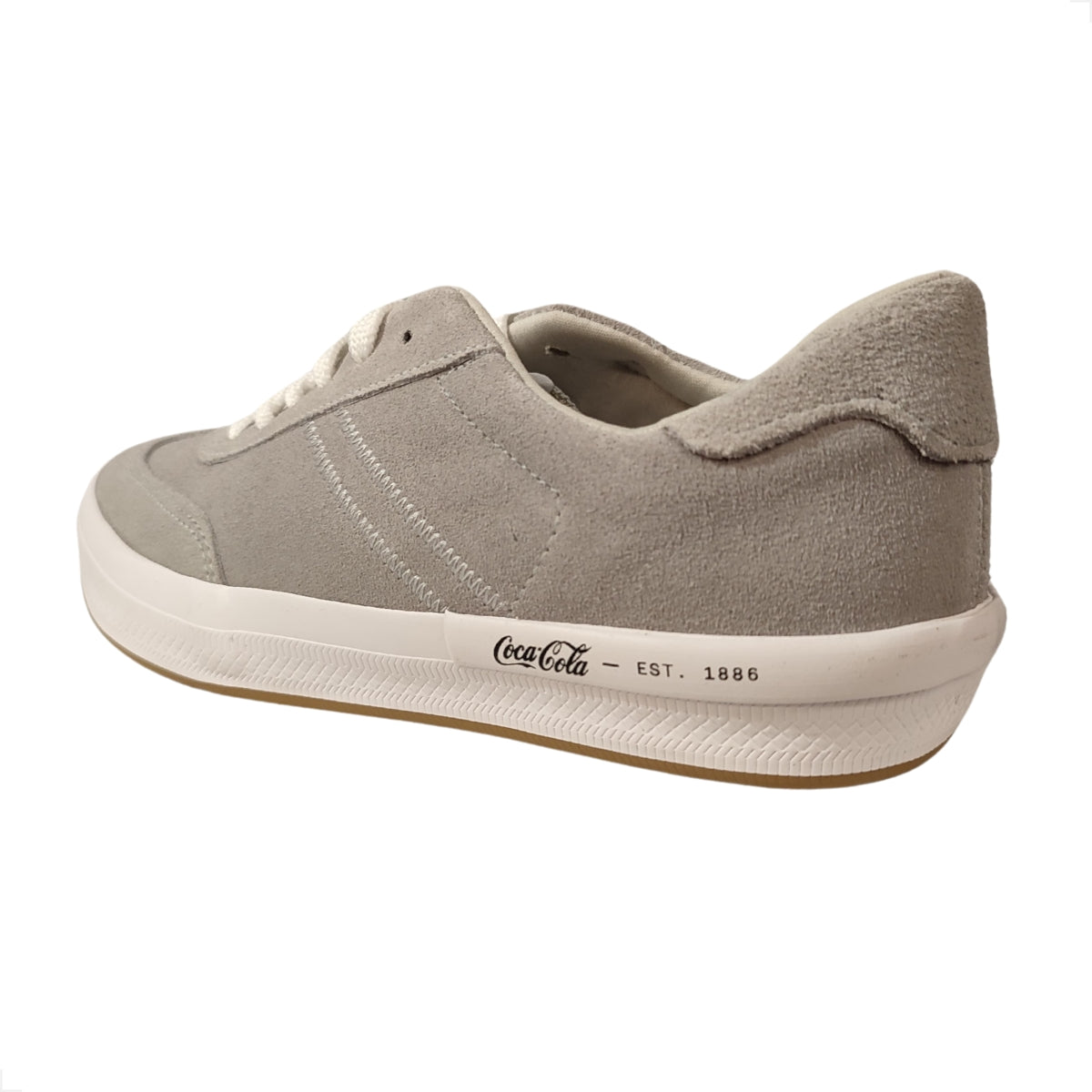 Tenis Casual Coca-cola Mirage Suede Cinza