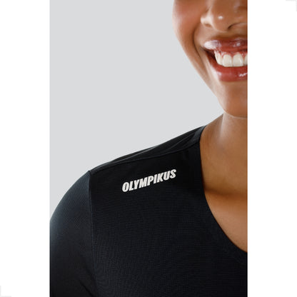 T-Shirt Corre F Preto Feminino - YouCan