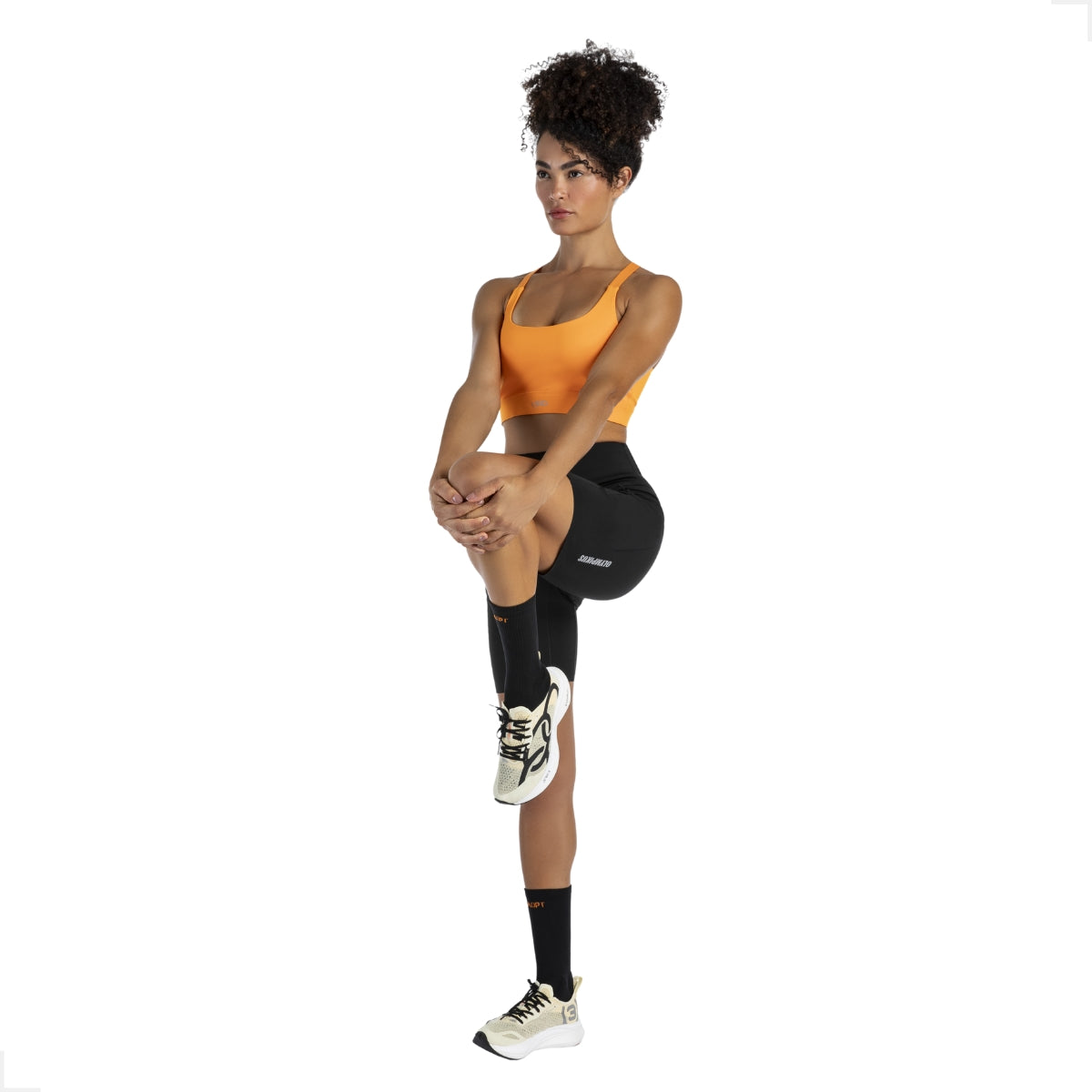 Bermuda Olympikus Corre Feminina Preto