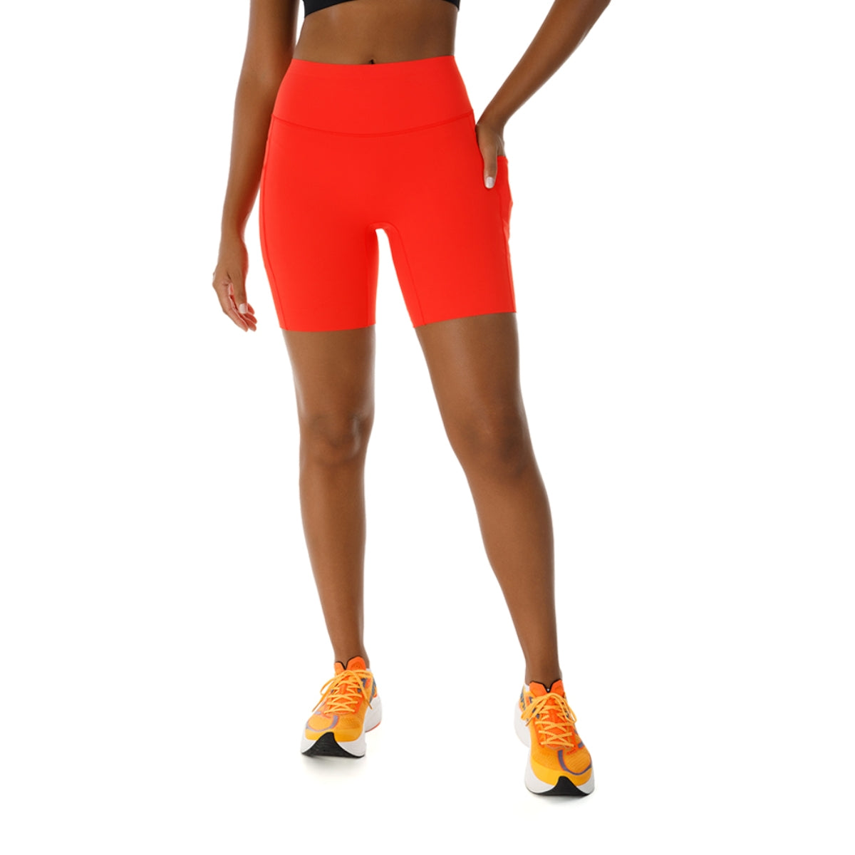 Bermuda Corre C/ Bolso 6" F Ignition Red Feminino - YouCan