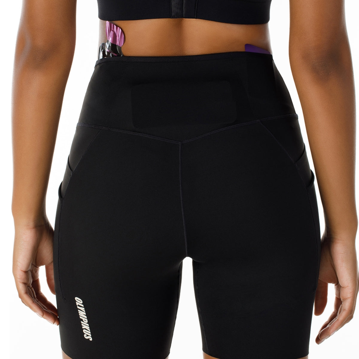 Bermuda Corre C/ Bolso 6" F Preto Feminino - YouCan