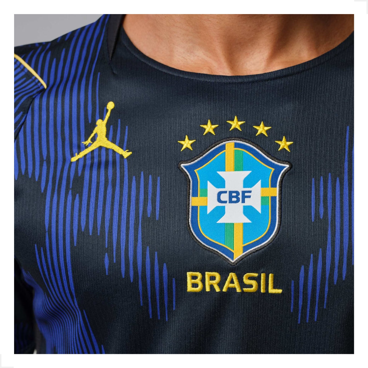 Camisa Brasil Jordan Masculina Torcedor Pro