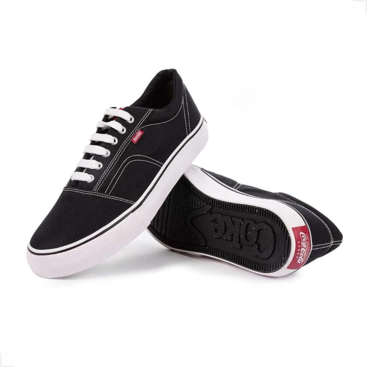 Tenis Coca-cola Surplay Canvas Preto - YouCan